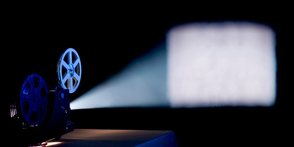 old school movie projector